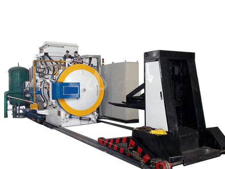 1300度雙室臥式油淬氣冷真空爐