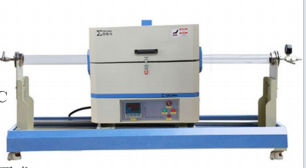 雙溫區滑軌管式爐